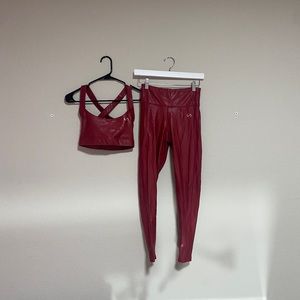 TLF - Red Workout Set - Size Small